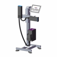 Printer Inkjet UV Elektrik Kecepatan Tinggi IPS-6501 155 M/menit 600 DPI Piezo Industri untuk Karton Plastik Logam