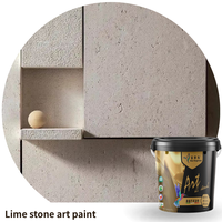Peinture de revêtement en pierre calcaire de haute qualité durable, effet pierre naturelle, résistante aux intempéries et protectrice, à base de chaux