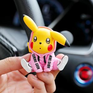 Anime Pikachu Ornaments Solid <span class=keywords><strong>Action</strong></span> Figure Car <span class=keywords><strong>Air</strong></span> Outlet Vent Perfume <span class=keywords><strong>Air</strong></span> Freshener Decor Auto Internal Accessories Cartoon - Product Image 1