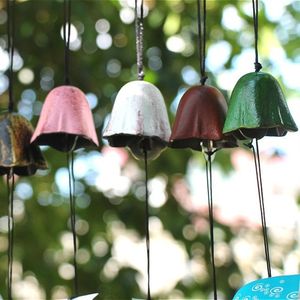 Campanas de hierro estilo japonés, campanillas de viento de metal fundido del sur, flor pentagonal, regalos de templo, colgantes, adornos, retro - Product Image 3