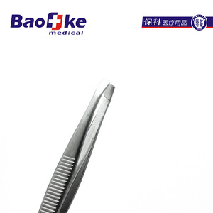 Pinzas Médicas de Acero Inoxidable Baoke de 9 cm, Pinzas Metálicas para Cejas, Limpieza de Heridas en la Piel, Accesorios para Botiquín de Primeros Auxilios - Product Image 4