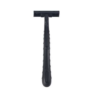 Customized Colors Twin Blade Stainless Steel Disposable <b>Razor</b> with Plastic Handle for <b>Men</b> Shaving - Product Image 1