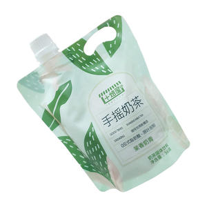 A Mano su ordinazione Shake Istantaneo Latte Tè Birra Fredda Liquido Tè Al Latte di Imballaggio di Plastica Ugello Sacchetto Con Ugello di Imballaggio - Product Image 2