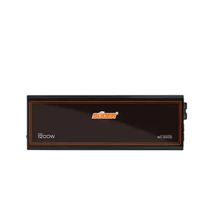 Suoer BD-1200 Professional 3600W Monoblock Car Amplifier 12V Class D 1200 RMS Watts Single Channel