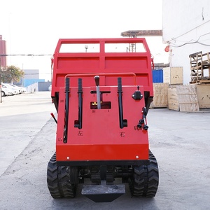 Tracked <span class=keywords><strong>Mini</strong></span> Transporter <span class=keywords><strong>Power</strong></span> Barrow 2000kg Crawler <span class=keywords><strong>Dumper</strong></span> mit drehbarem Eimer zu verkaufen - Product Image 6