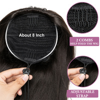 Synthétique 14 pouces C Curl Queue De Cheval Extension De Cheveux Pour Les Femmes Haute Résistant À La Chaleur Enveloppant Clip-in Ponytails Postiches