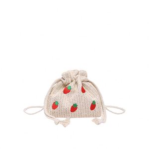 Niche New Summer High Quality <b>Straw</b> Casual Tote Women's <b>Bag</b> Woven Striped Zipper Closure One Shoulder Crossbody <b>Bag</b> - Product Image 2