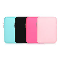 Étui de protection antichoc en néoprène pour tablette/liseuse électronique, fermeture éclair durable, design fin moderne, housse de protection portable