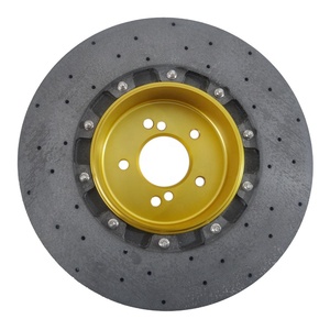 Rotor de disco de freno de cerámica de carbono de titanio, para Benz S63 Audi RS7 <span class=keywords><strong>Abarth</strong></span> 595 Nissan GT-R35 - Product Image 2