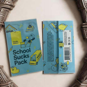 Custom Logo Small Foil Packaging Back Sealing Heat Seal Bag For Trading Game <strong>Cards</strong> With Custom Printing - Product Image 3