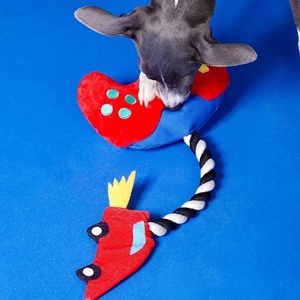 Jouet pour chien en corde nouée en forme de manette de jeu vidéo, durable, qui fait du bruit, pour un jeu interactif avec votre animal - Product Image 3