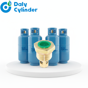 Válvula de seguridad hexagonal de latón para cocina de gas de alta presión, 1/4 de pulgada, para camping, manual, precio de fábrica DALY - Product Image 1