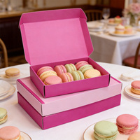 Boîte d'emballage pour biscuits vertes imprimées sur mesure, emballage en carton alimentaire pour tarte, boîte à emporter écologique