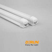 Tube LED linéaire intégré T8 à montage en surface pour l'éclairage des supermarchés, tube LED de 2 pieds et 4 pieds, LTL-T8INT-AG