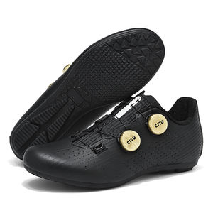Chaussures de vélo, chaussures de vélo de <span class=keywords><strong>route</strong></span>, chaussures de vélo de montagne, chaussures de vélo sans clip, chaussures de vélo, chaussures de vélo à bouton, chaussures de vélo unisexes pour hommes et femmes, en cuir PU - Product Image 6