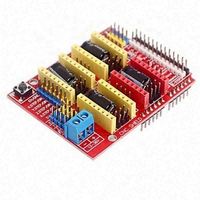 Kit d'imprimante 3D CNC Reprap 4 pièces A4988 moteur pas à pas + 1 pièces bouclier V3 carte d'extension de Machine de gravure