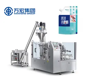 Automatic Powder Packing Machine Stand Up Pouch Powder Rotary Premadebag Packing Machine Powder Sachet Filling Machine