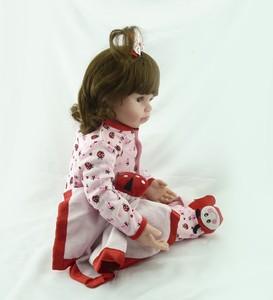 <span class=keywords><strong>Très</strong></span> grande poupée de 6-9 mois 60cm <span class=keywords><strong>réaliste</strong></span> pour nouveau-né Bonecas Bebe Kid jouet <span class=keywords><strong>fille</strong></span> Silicone <span class=keywords><strong>Reborn</strong></span> Baby Dolls - Product Image 3
