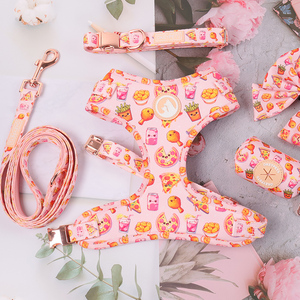 Ensemble harnais pour chien réglable en maille respirante OEM accessoires métalliques colorés réversibles harnais de course pour chiens - Product Image 5