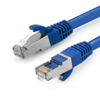 Cable de Red Cat 7 de Calidad Garantizada, UTP, Negro, PVC, Cobre Libre de Oxígeno, Cable de Conexión Ethernet para Router Doméstico y PC, Enlace de Alta Velocidad