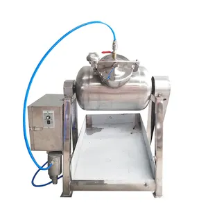 Electric meat salting machine /Industrial chicken marinating vacuum meat tumbler