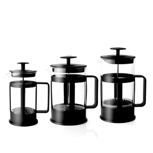 Hot Sale Free Sample Black Daily Usage Classics Espresso Coffee Maker Plastic French Press
