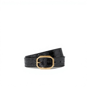 Cinturón Ecológico de Cuero Vacuno Marrón Genuino de BS INTERNATIONAL, Proveedor Indio, Estilo Vintage Casual de Lujo con Hebilla Cuadrada de Acero - Product Image 3