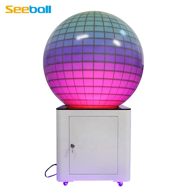 Seeball 80/100/120cm Standard Configuration Interactive Touch Spherical Screen System 360-Degree View Angle 5500-8000 Lumens