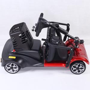 Mini scooter électrique à quatre roues avec freins à disque et panier, roues de 12 pouces, pour personnes âgées et handicapées - Product Image 3