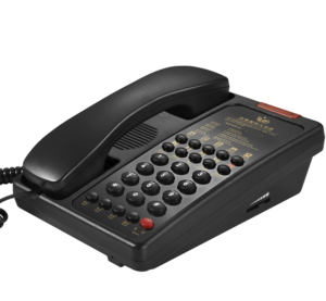 Vente en gros directe Téléphone fixe avec téléphone sans carte Téléphone de salle de bain d'hôtel à une touche - Product Image 2