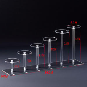 Acryl Multifunktionaler Mehrschichtiger Figurenständer Transparenter Ausstellungsständer für Ringe Schmuck Kleine Ornamente Halter Ausstellung - Product Image 6