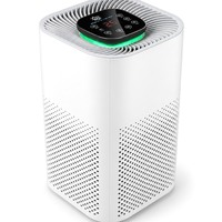 Penjernih Udara Pintar H13 HEPA Kontrol Sentuh Indikator Kualitas Udara LED Pembersih Udara Rumah Tangga untuk Kamar Tidur dan Kantor