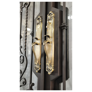 Porte d'Ingresso Principali in Ferro Battuto <span class=keywords><strong>su</strong></span> <span class=keywords><strong>Misura</strong></span> Basate <span class=keywords><strong>su</strong></span> Disegni, Porte d'Entrata per Case, Porta Esterna in Metallo - Product Image 5