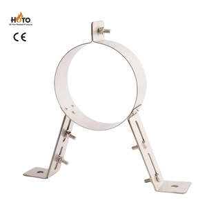 Kit de traversée murale en acier inoxydable poli pour tuyau de cheminée de 6 pouces avec <span class=keywords><strong>pare</strong></span>-<span class=keywords><strong>étincelle</strong></span>s et capuchon de cheminée pour foyers - Product Image 3