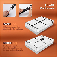 Produits pour adultes BDSM sangle hexagonale matelas de retenue peut être utilisé sur des chaises tables objets couple sangles