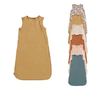 MOQ Rendah dan Logo Kustom Kain Rajut Lembut Resleting 1.0 Tog Kantong Tidur Bayi Bambu - Product Image 1