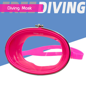 Masque encadré à une fenêtre en verre trempé de 4,0 mm anti-buée pour la plongée en apnée et les sports nautiques universels - Product Image 5
