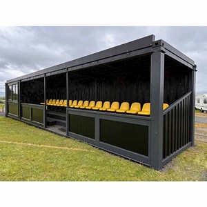 Gradas Móviles para Exteriores en Contenedores, Estadio Temporal Prefabricado, Gradas Modulares para Clubes Deportivos con Barra de Comida - Product Image 1