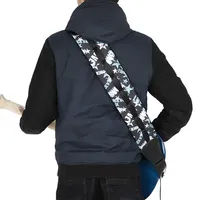 Nouveau style sangle de guitare coton ventiler sangle de guitare pour accessoires de guitare