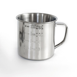 Taza Medidora de Acero Inoxidable DSF76 de 250 ml, Taza Reutilizable para Camping, Apta para Todas las Estaciones - Product Image 1