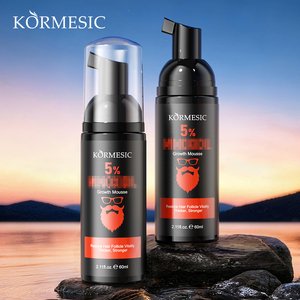 KORMESIC ผลิตภัณฑ์บำรุงเส้นผมและเคราสูตรเฉพาะ 60 มล. มูสเซรั่มวีแกนเคราติน ซ่อมแซมเส้นผมที่เสียหาย ป้องกันผมร่วง กระตุ้นการเจริญเติบโตของเส้นผม - Product Image 1