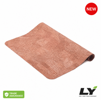 Matras Yoga Cork dengan Logo Custom 183x66cm 4.5mm Karet Cork, Anti-Slip, Menyerap Keringat, untuk Studio Yoga dan Kebugaran