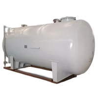 Tanque de Almacenamiento de Gas LPG Horizontal Sobre el Suelo, Estándar ASME, con Soporte, para Almacenamiento de Amoníaco - para Zambia y Nigeria