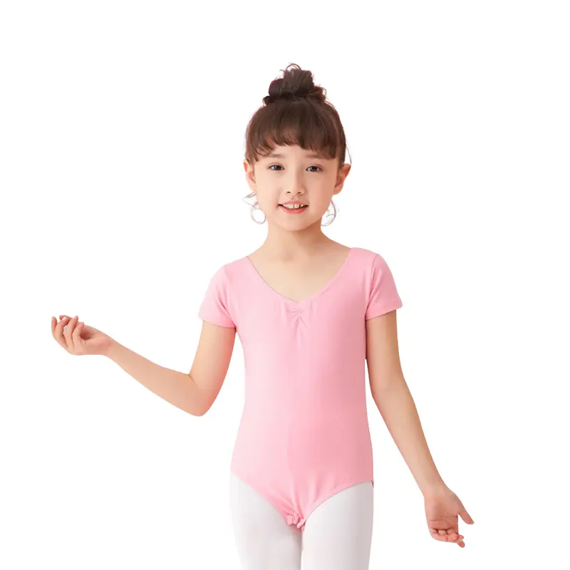 Traje de baile para niños Ropa de baile Vestidos de Ballet de manga corta larga para niñas Vestido de Ballet para niños