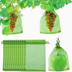 Sacs en filet transparents multicolores fabriqués en usine, fermetures élastiques, 30x40cm, durables, écologiques, échantillons, emballages pour bonbons, sacs cadeaux - Product Image 5