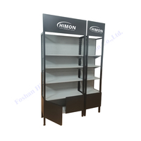 Magasin de détail personnalisé point de vente magasin étagères de sol produit de marchandise métal panneau perforé présentoir support