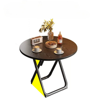 Table pliable pour usage domestique, table à manger pour petit appartement, table à manger pour appartement en location, pour manger, petite table ronde