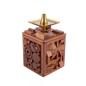 Nueva Cachimba Mr Eds E99 Picasso Edición Limitada de Madera, Portátil para Exteriores, Viajes en Auto, Playa, Jardín, Shisha, Nargile - Product Image 6