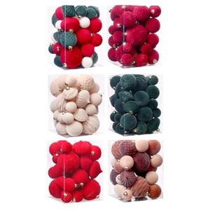 Nouvelle boule de Noël en plastique avec flocons, décorations de Noël à suspendre à l'arbre, ornements, Adornos De Navidad - Product Image 2