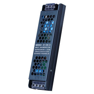 <span class=keywords><strong>Alimentation</strong></span> LED à intensité variable 150W <span class=keywords><strong>12V</strong></span> 12.5A pour l'éclairage de la gare, SMPS industriel pour bandes LED intérieures - Product Image 4